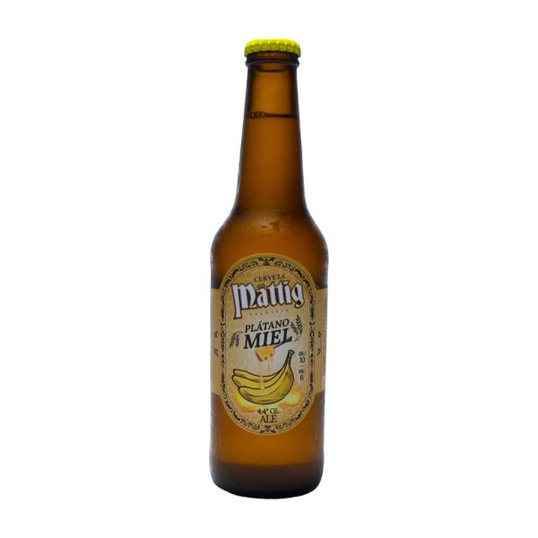 Cerveza Mättig Platano Miel 4,4° Botella 330cc