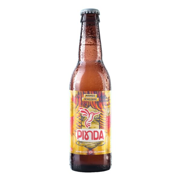Kombucha Pinda Mango Jengibre Botella 330cc